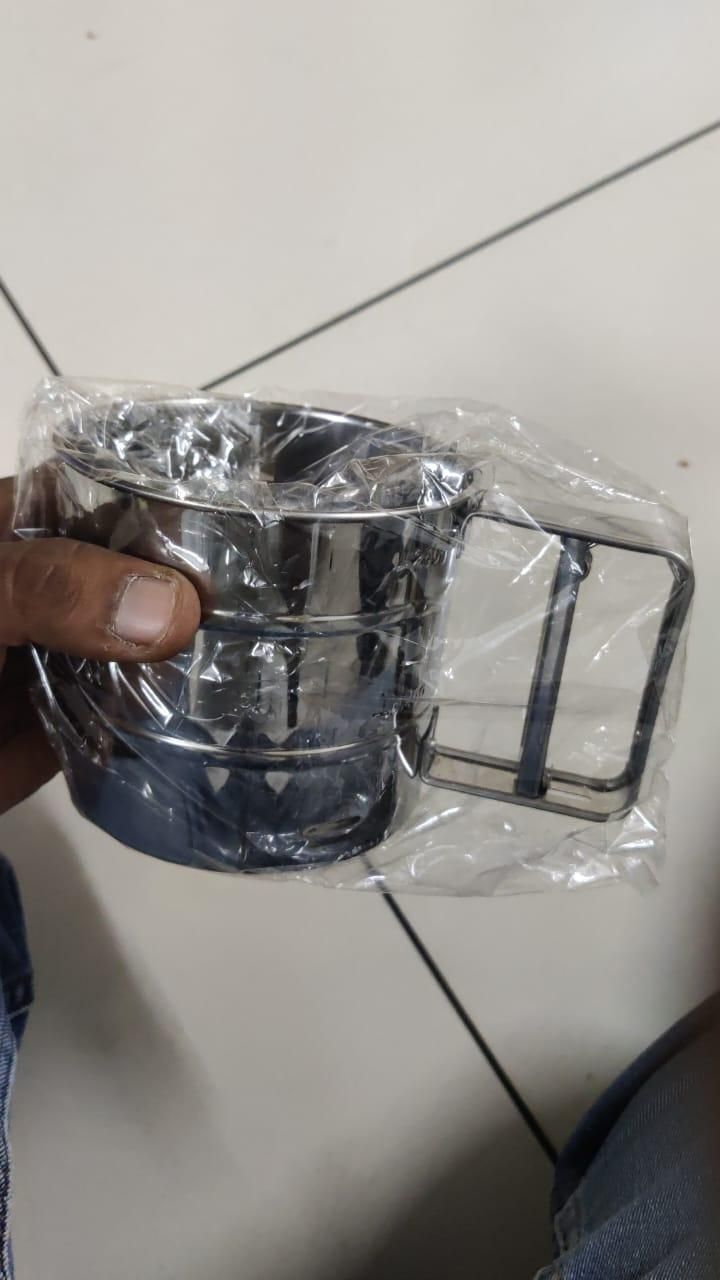 Stainless Steel Quick Atta Sifter