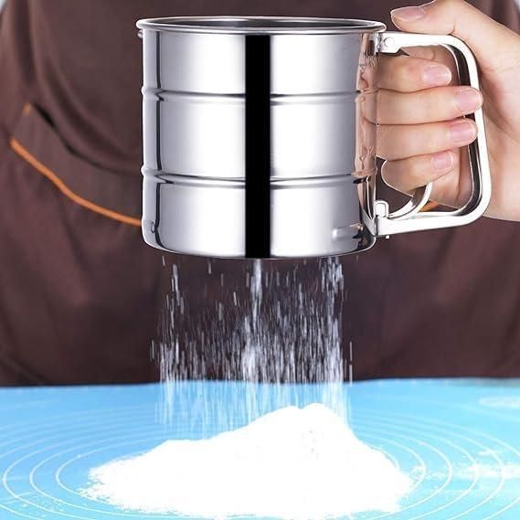 Stainless Steel Quick Atta Sifter