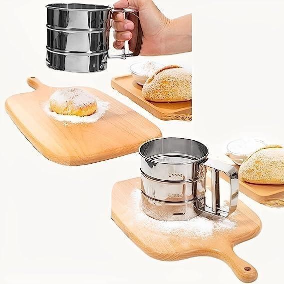 Stainless Steel Quick Atta Sifter
